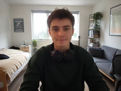 Dan on a video call